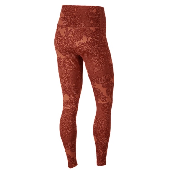 NWT Nike Women's floral lace print Tights leggings - Picture 5 of 6